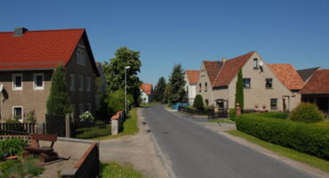 Dorfansicht in Uebigau