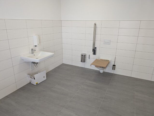 : Umnutzung ehemalige Garage zu einer barrierefreien, öffentlichen Toilettenanlage im Areal „Altes Schloss Zabeltitz“