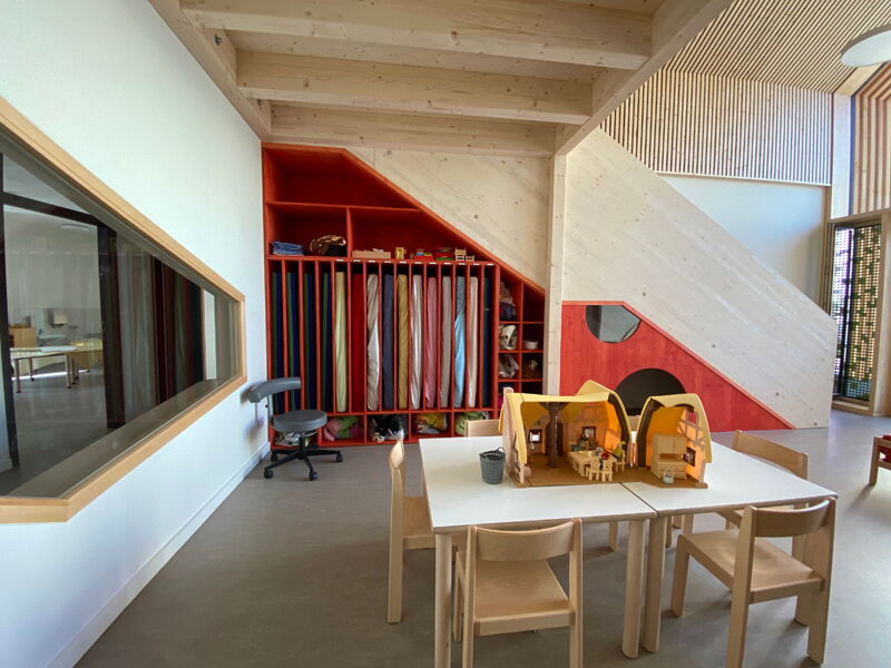 Ersatzneubau Kita Chladeniusstraße - Spielspaß im hellen Gruppenraum, Aufnahme 01062023