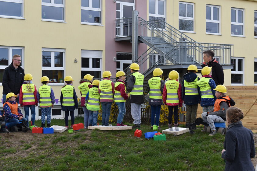 Spatenstich am 13.04.21 mit Kinderprogramm