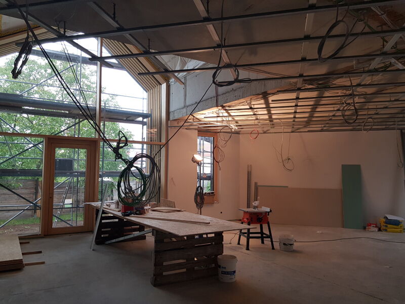 Ersatzneubau Kita Chladeniusstraße - Bauphase weiterer Innenbereich, Aufnahme 27092022