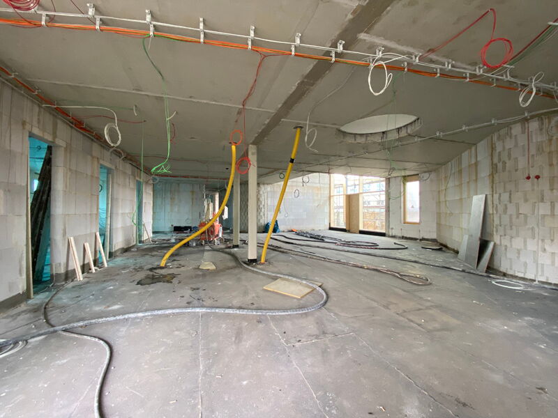 Ersatzneubau Kita Chladeniusstraße - Bauphase zukünftiger Eingangsbereich, Aufnahme 06042022