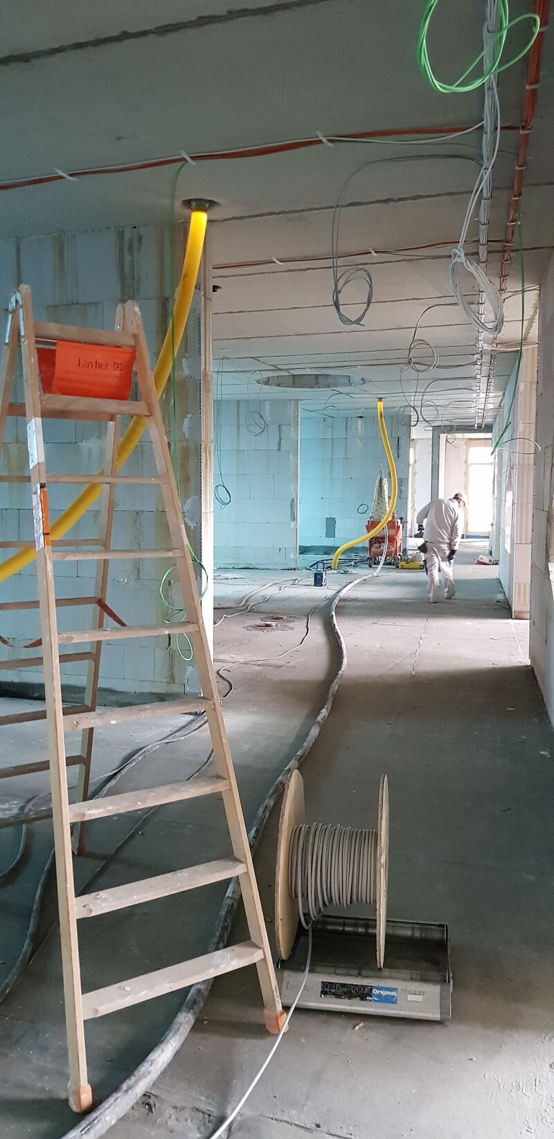 Ersatzneubau Kita Chladeniusstraße, Bauphase Innenausbau - Aufnahme 31032022