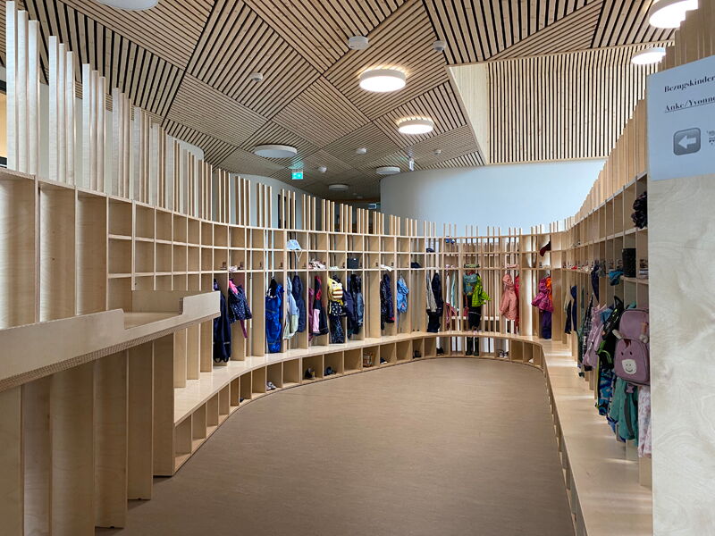 Ersatzneubau Kita Chladeniusstraße - Jeder hat seinen Garderobenplatz,  Aufnahme 08062023