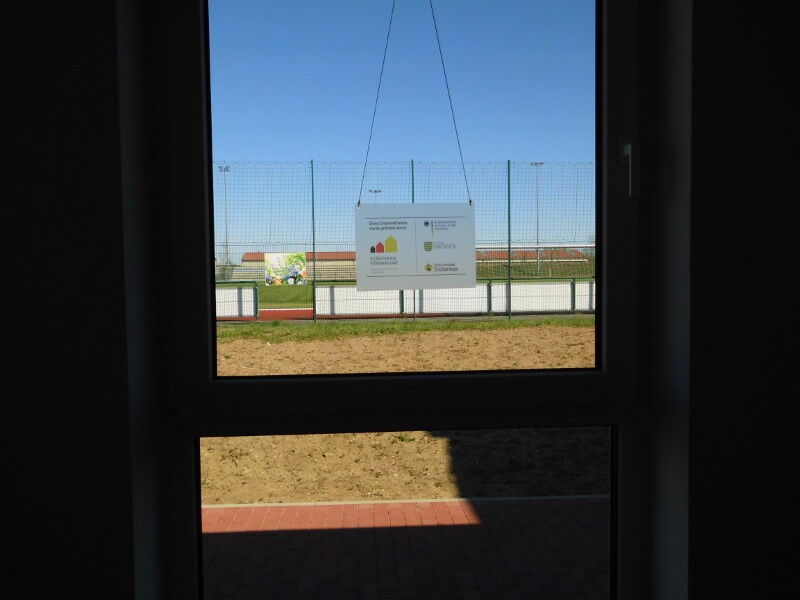 Innenansicht der neuen Judohalle in Großenhain, Aufnahme Stadtverwaltg. Großenhain, 13.04.2026