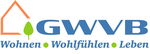 Neben einem stillisierten Haus steht GWVB. Wohnen. Wohlfühlen.Leben