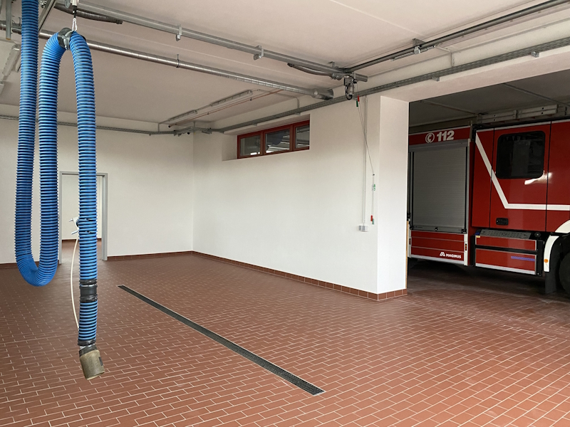 Errichtung eines Anbaus an das bestehende FFw-Gerätehaus Zabeltitz-Treugeböhla, Innenausstattung, Aufnahme 27102023