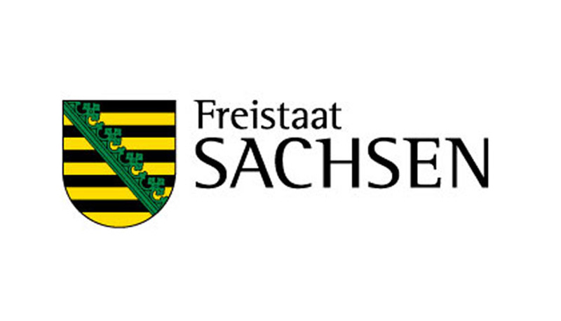Logo der Förderung durch Freistaat Sachsen