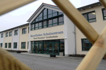 Blick auf das Berufliches Schulzentrum "Karl Preusker"