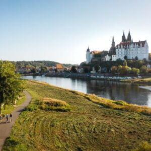 Blick auf die Albrechtsburg Meißen