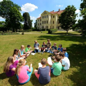 Im Barockgarten Zabeltitz